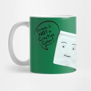 Green is Not a Creative Color Mug